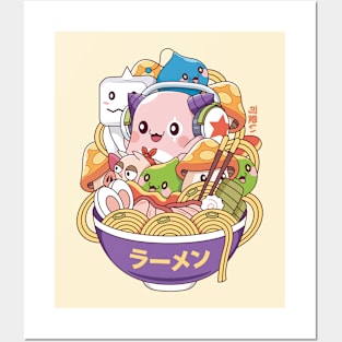 Maple World Monsters Ramen Posters and Art